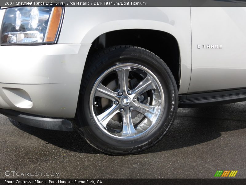 Silver Birch Metallic / Dark Titanium/Light Titanium 2007 Chevrolet Tahoe LTZ