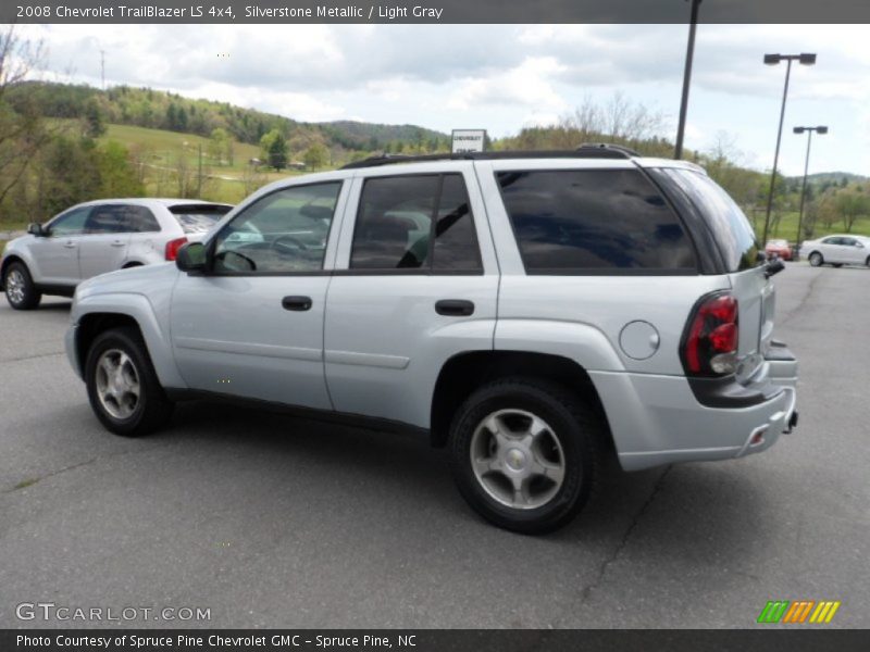 Silverstone Metallic / Light Gray 2008 Chevrolet TrailBlazer LS 4x4