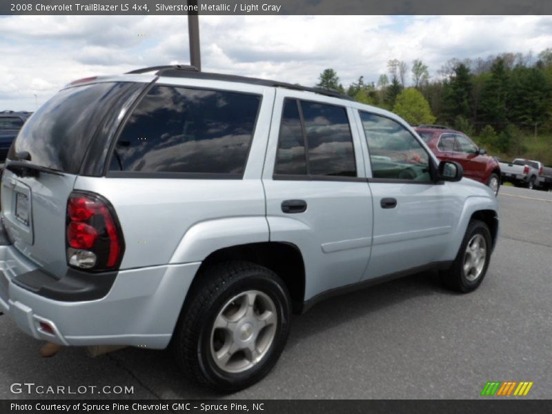 Silverstone Metallic / Light Gray 2008 Chevrolet TrailBlazer LS 4x4
