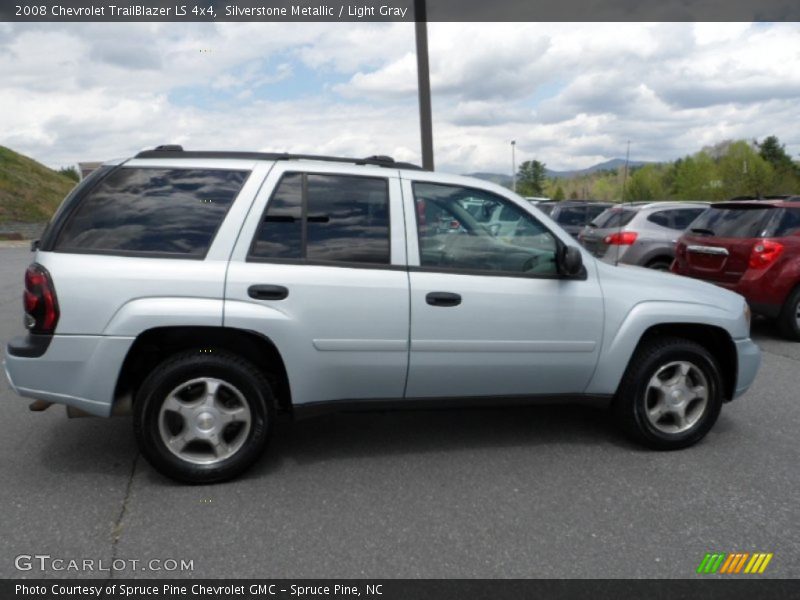 Silverstone Metallic / Light Gray 2008 Chevrolet TrailBlazer LS 4x4