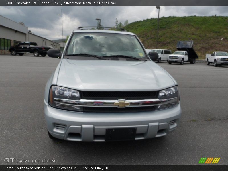 Silverstone Metallic / Light Gray 2008 Chevrolet TrailBlazer LS 4x4