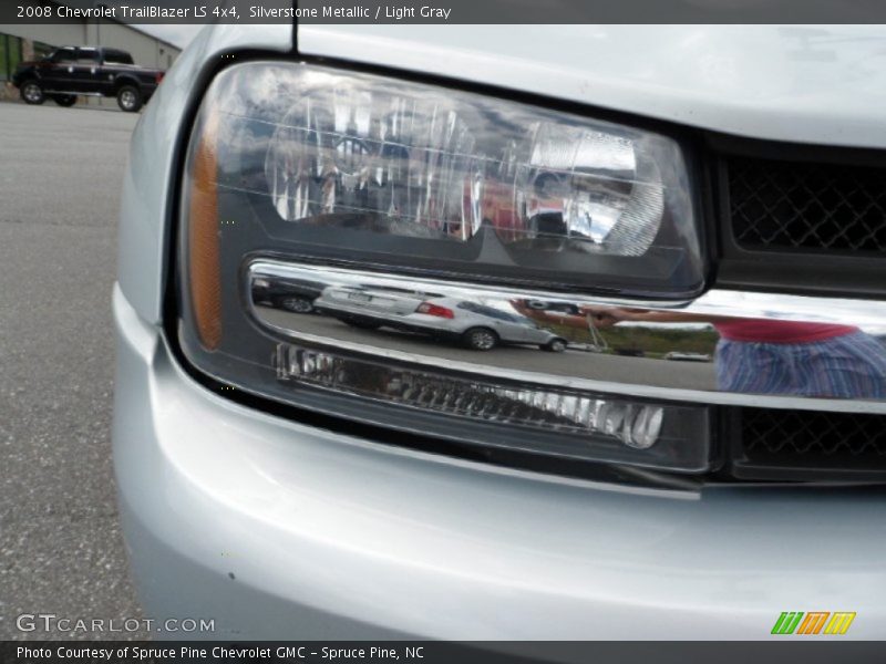 Silverstone Metallic / Light Gray 2008 Chevrolet TrailBlazer LS 4x4