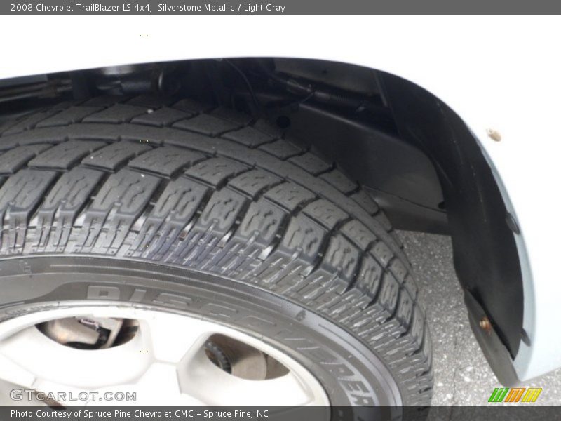 Silverstone Metallic / Light Gray 2008 Chevrolet TrailBlazer LS 4x4