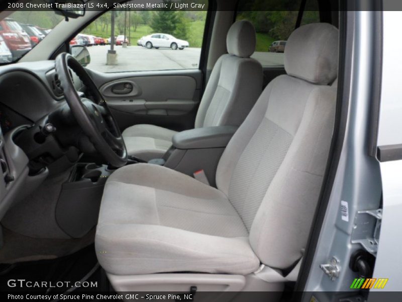 Silverstone Metallic / Light Gray 2008 Chevrolet TrailBlazer LS 4x4