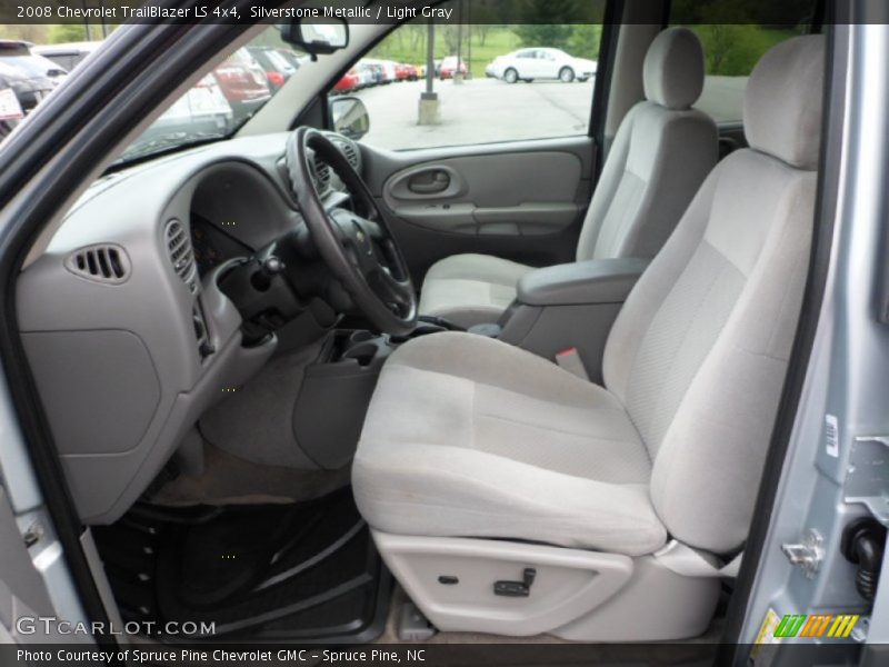 Silverstone Metallic / Light Gray 2008 Chevrolet TrailBlazer LS 4x4