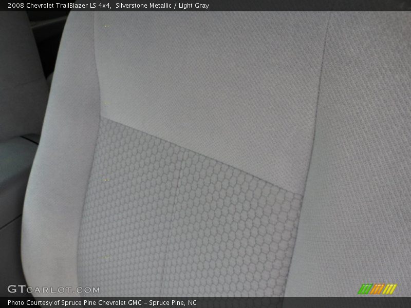 Silverstone Metallic / Light Gray 2008 Chevrolet TrailBlazer LS 4x4