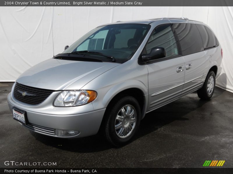 Bright Silver Metallic / Medium Slate Gray 2004 Chrysler Town & Country Limited