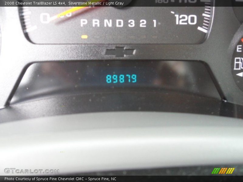 Silverstone Metallic / Light Gray 2008 Chevrolet TrailBlazer LS 4x4