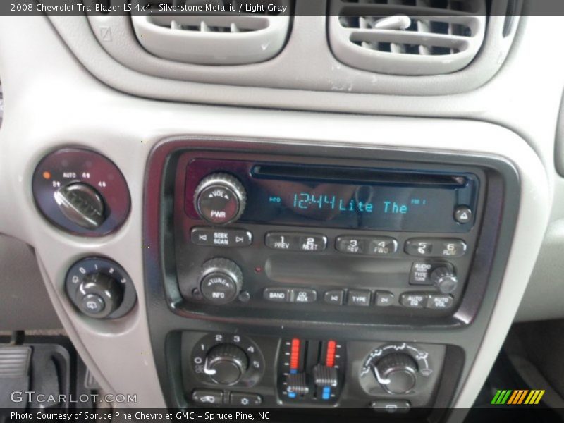 Silverstone Metallic / Light Gray 2008 Chevrolet TrailBlazer LS 4x4
