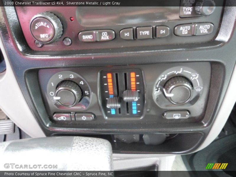Silverstone Metallic / Light Gray 2008 Chevrolet TrailBlazer LS 4x4