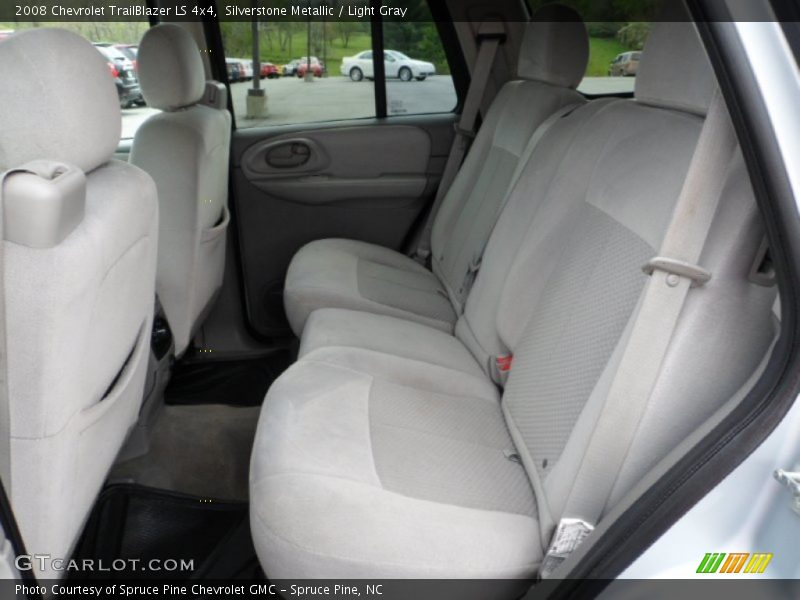 Silverstone Metallic / Light Gray 2008 Chevrolet TrailBlazer LS 4x4