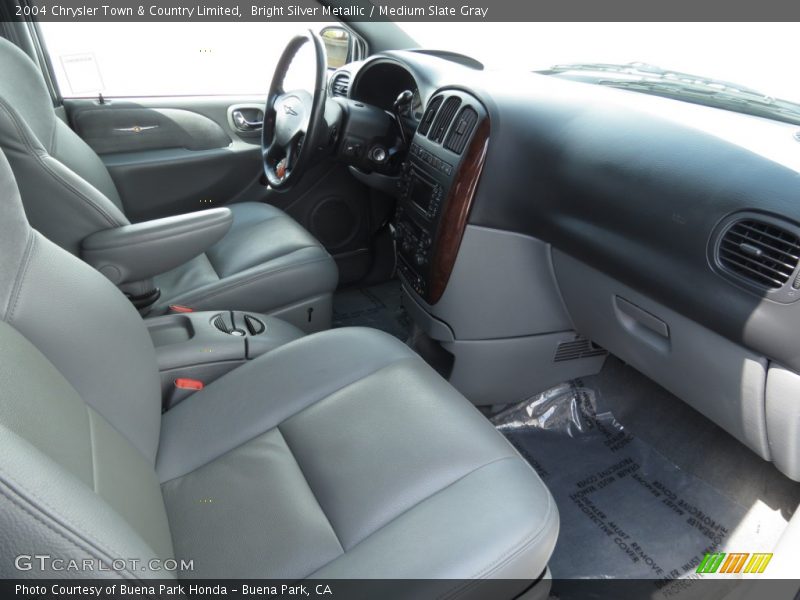 Bright Silver Metallic / Medium Slate Gray 2004 Chrysler Town & Country Limited