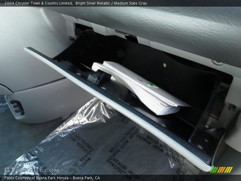 Bright Silver Metallic / Medium Slate Gray 2004 Chrysler Town & Country Limited