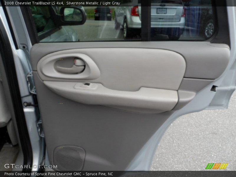 Silverstone Metallic / Light Gray 2008 Chevrolet TrailBlazer LS 4x4