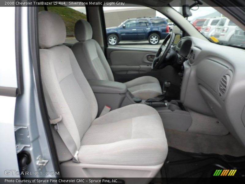 Silverstone Metallic / Light Gray 2008 Chevrolet TrailBlazer LS 4x4