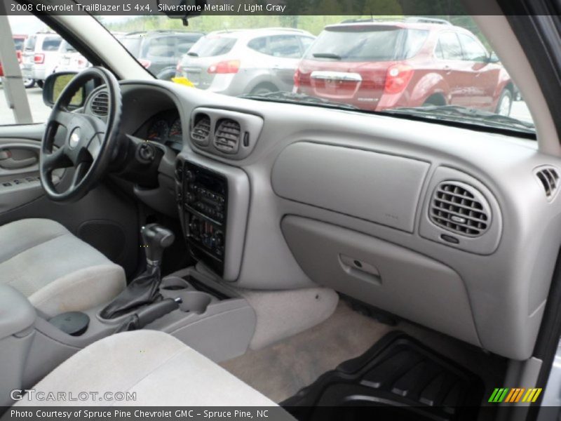 Silverstone Metallic / Light Gray 2008 Chevrolet TrailBlazer LS 4x4
