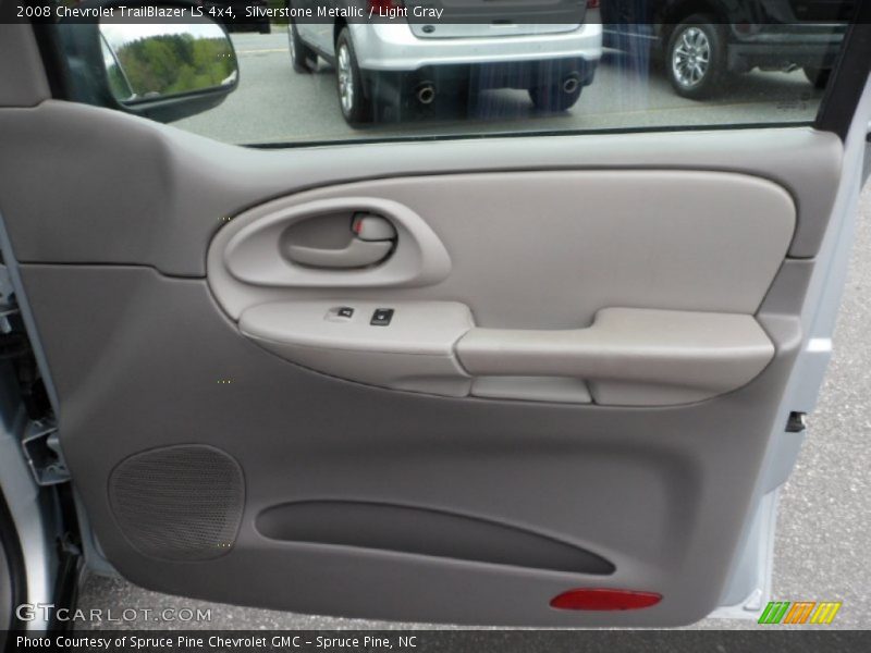 Silverstone Metallic / Light Gray 2008 Chevrolet TrailBlazer LS 4x4