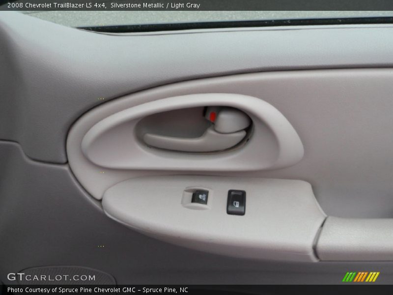 Silverstone Metallic / Light Gray 2008 Chevrolet TrailBlazer LS 4x4