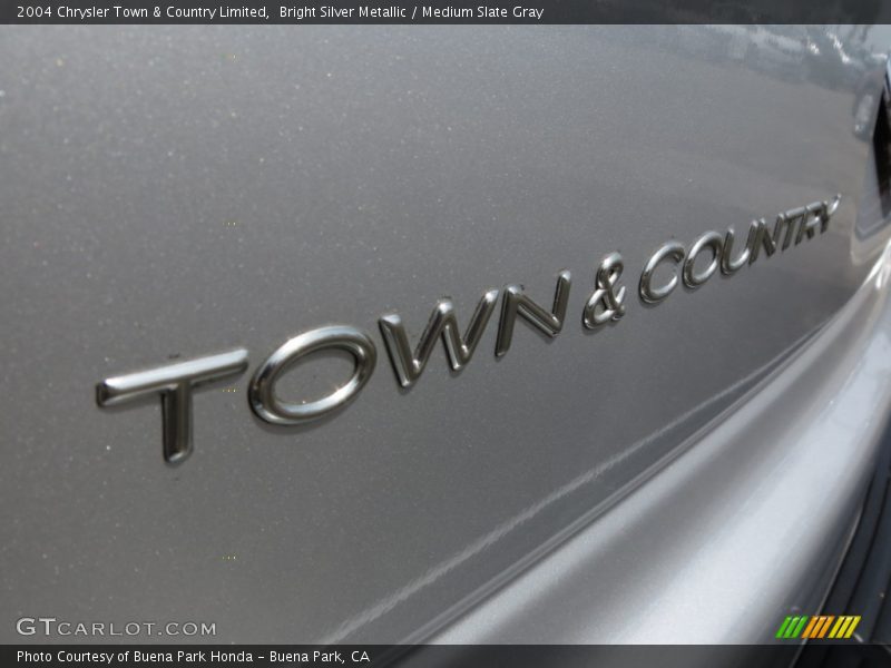 Bright Silver Metallic / Medium Slate Gray 2004 Chrysler Town & Country Limited
