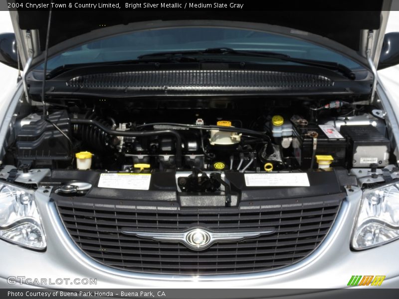 Bright Silver Metallic / Medium Slate Gray 2004 Chrysler Town & Country Limited