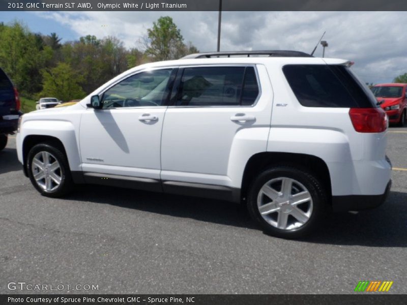 Olympic White / Light Titanium 2012 GMC Terrain SLT AWD