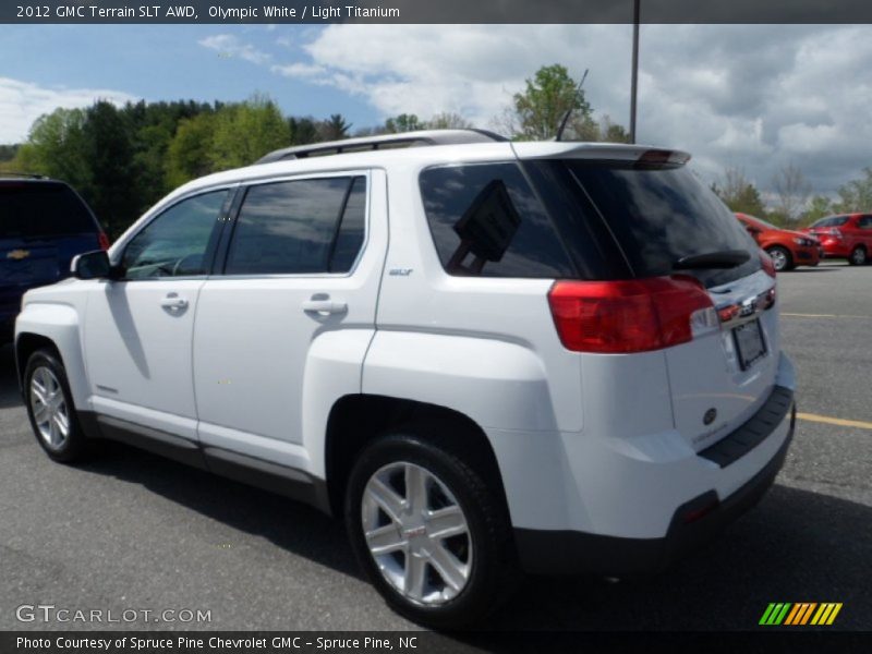 Olympic White / Light Titanium 2012 GMC Terrain SLT AWD