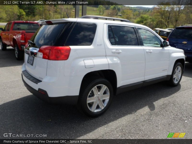Olympic White / Light Titanium 2012 GMC Terrain SLT AWD