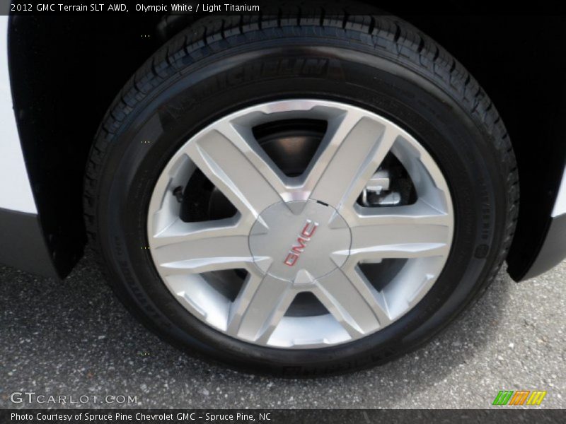 Olympic White / Light Titanium 2012 GMC Terrain SLT AWD