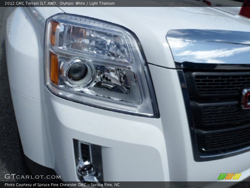 Olympic White / Light Titanium 2012 GMC Terrain SLT AWD