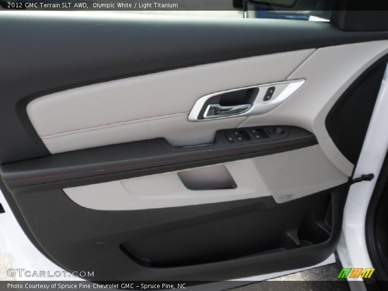 Olympic White / Light Titanium 2012 GMC Terrain SLT AWD
