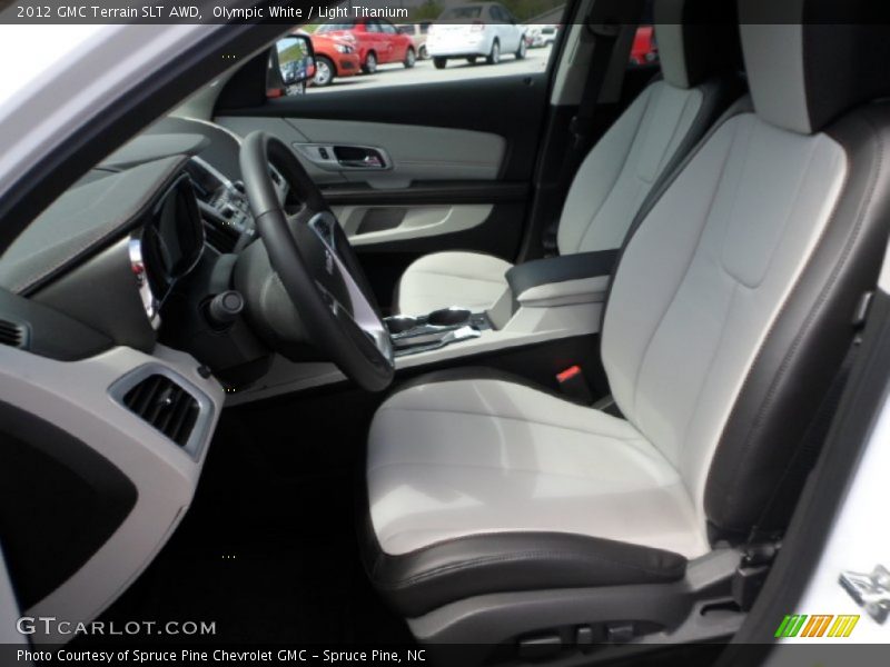 Olympic White / Light Titanium 2012 GMC Terrain SLT AWD