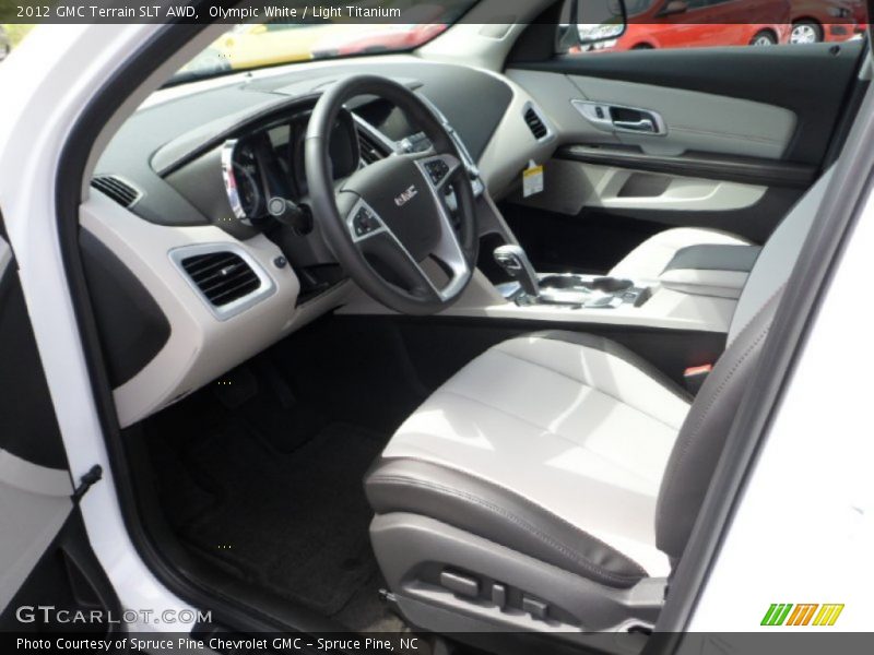 Olympic White / Light Titanium 2012 GMC Terrain SLT AWD