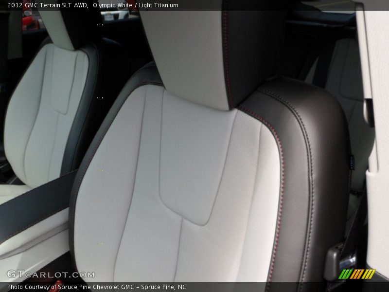 Olympic White / Light Titanium 2012 GMC Terrain SLT AWD