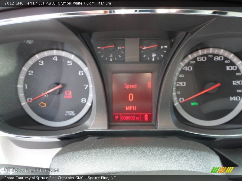 Olympic White / Light Titanium 2012 GMC Terrain SLT AWD