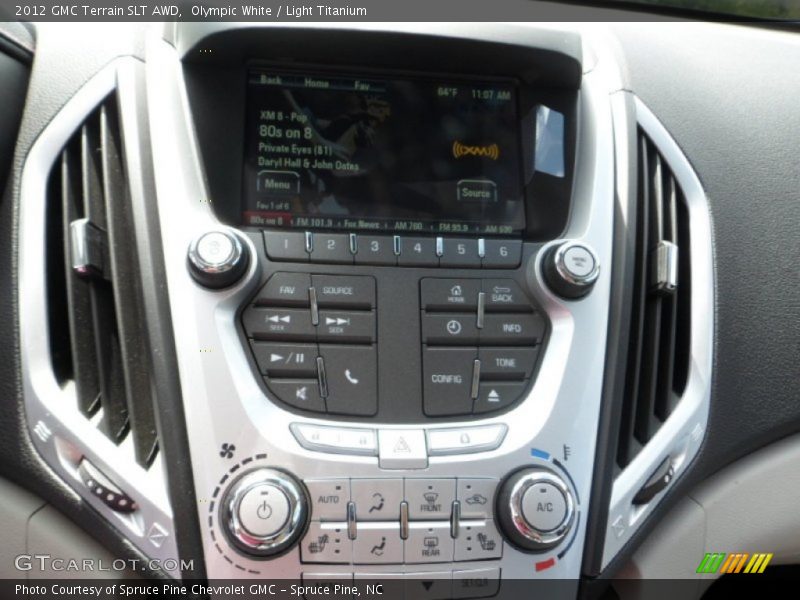 Olympic White / Light Titanium 2012 GMC Terrain SLT AWD