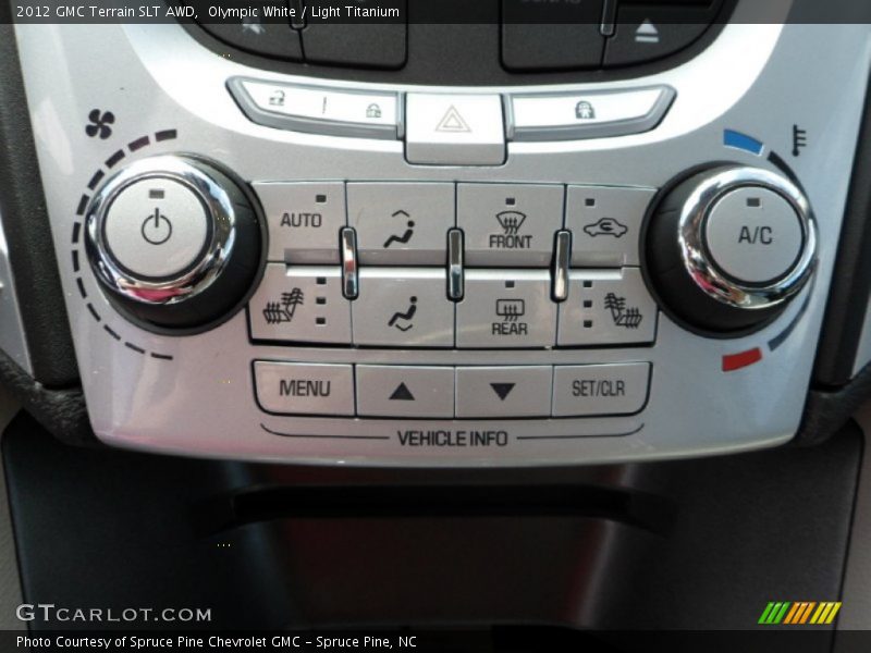 Olympic White / Light Titanium 2012 GMC Terrain SLT AWD