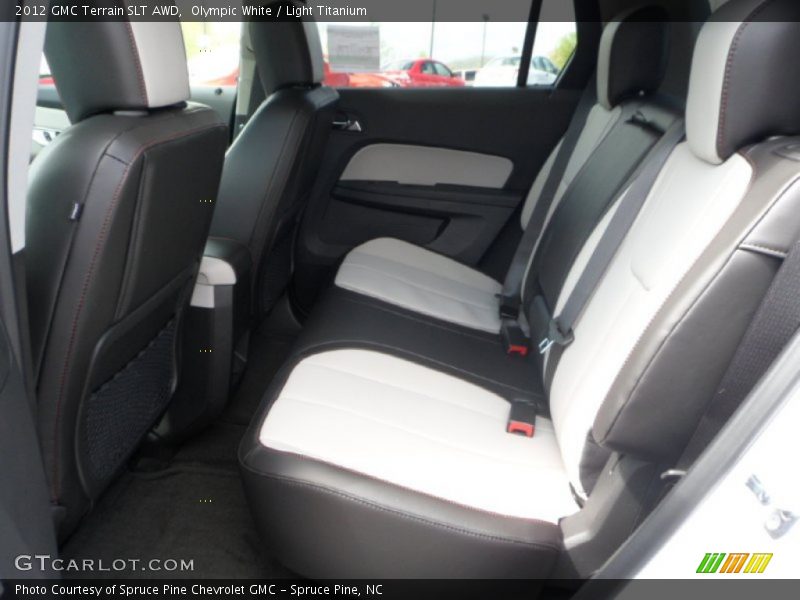 Olympic White / Light Titanium 2012 GMC Terrain SLT AWD
