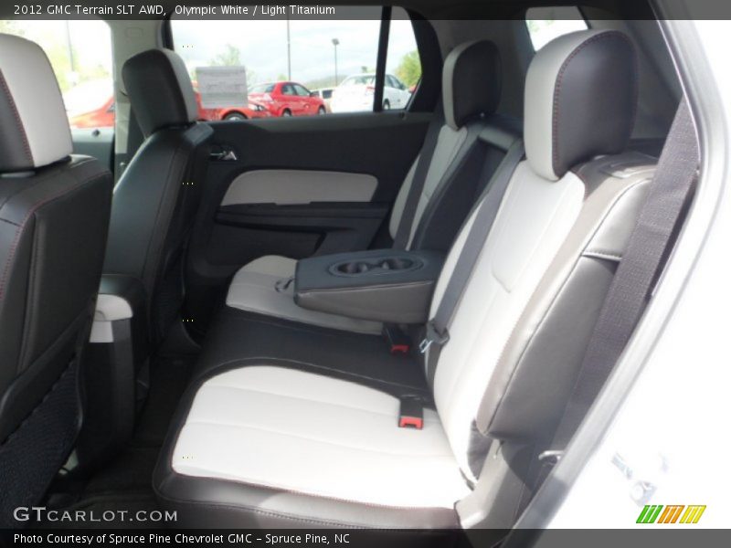 Olympic White / Light Titanium 2012 GMC Terrain SLT AWD