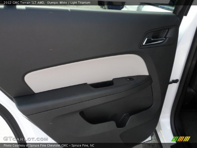 Olympic White / Light Titanium 2012 GMC Terrain SLT AWD