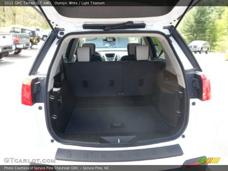 Olympic White / Light Titanium 2012 GMC Terrain SLT AWD