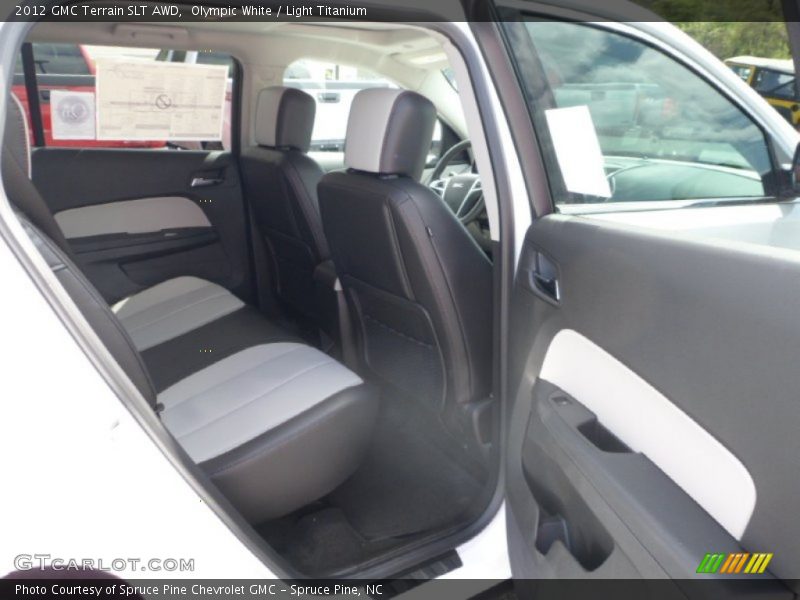Olympic White / Light Titanium 2012 GMC Terrain SLT AWD