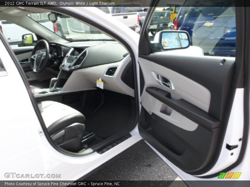 Olympic White / Light Titanium 2012 GMC Terrain SLT AWD