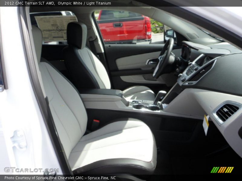 Olympic White / Light Titanium 2012 GMC Terrain SLT AWD