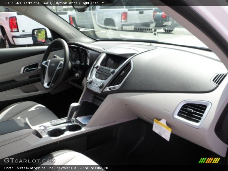 Olympic White / Light Titanium 2012 GMC Terrain SLT AWD