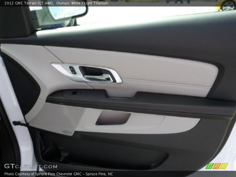 Olympic White / Light Titanium 2012 GMC Terrain SLT AWD