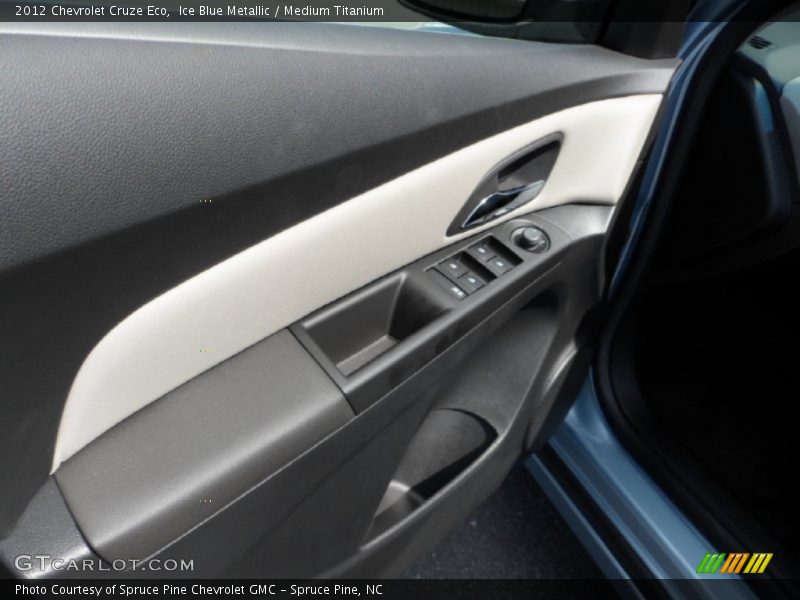 Ice Blue Metallic / Medium Titanium 2012 Chevrolet Cruze Eco