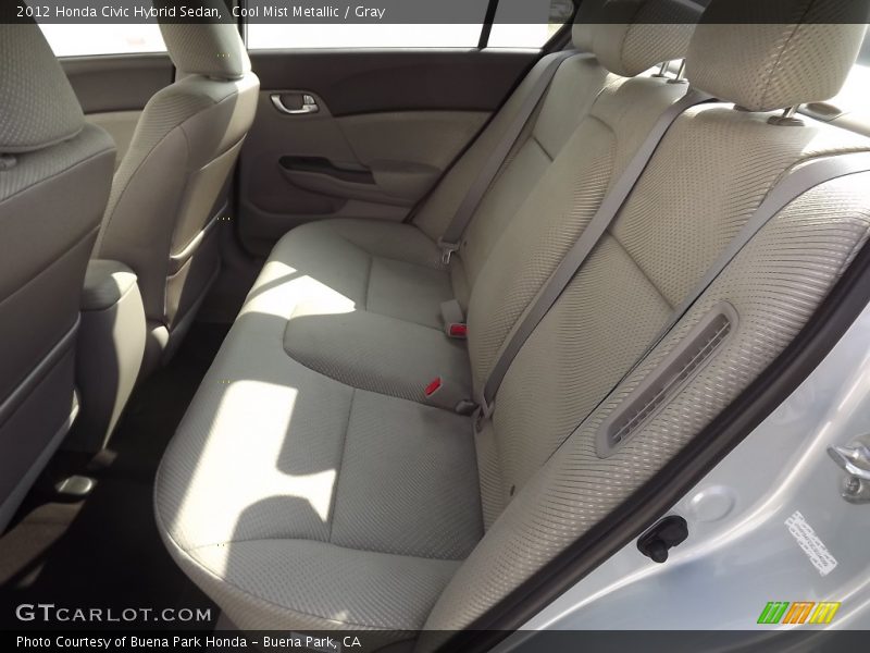 Cool Mist Metallic / Gray 2012 Honda Civic Hybrid Sedan
