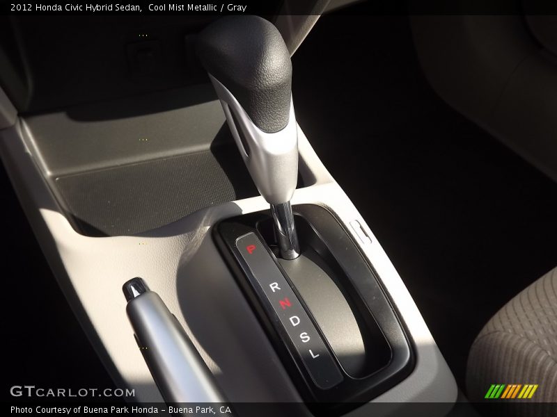 Cool Mist Metallic / Gray 2012 Honda Civic Hybrid Sedan