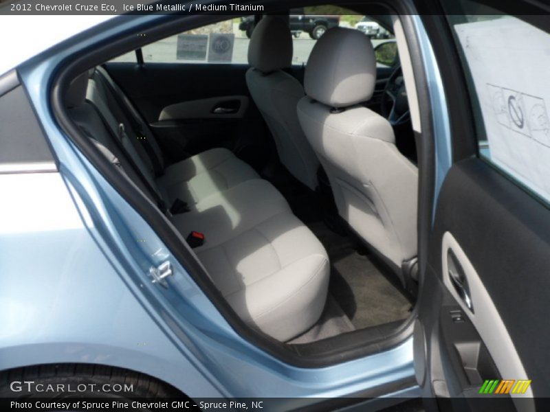 Ice Blue Metallic / Medium Titanium 2012 Chevrolet Cruze Eco