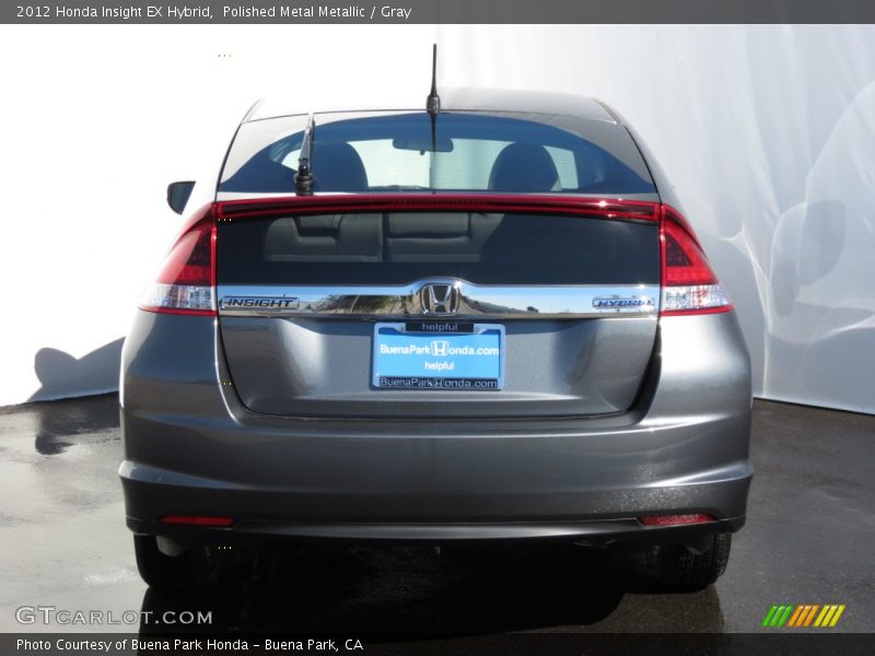 Polished Metal Metallic / Gray 2012 Honda Insight EX Hybrid